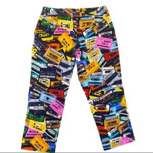 Crazy women’s golf pants! Loudmouth cassette print women’s golf pants size 6